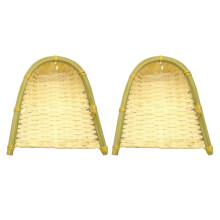 2St Mini Bamboe Stofblik En Elegant