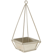1St Wit Metalen Hangende Bloemenhouder Voor Wanddecoratie En