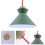 1St Moderne Groene Aluminium Home Hanglamp Simple Design 5
