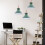 1St Moderne Groene Aluminium Home Hanglamp Simple Design 4