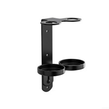Soap Dispenser Holder Wall Mounted Storage Rack 2-Hole Bottle Holder For Shampoo And Shower Gel In Bathrooms