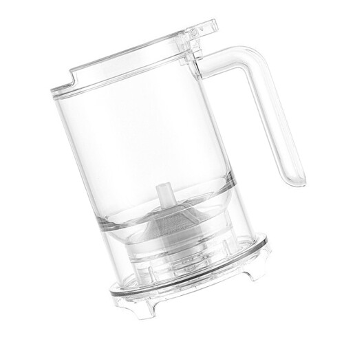 Heat Resistant Multifunction Teas Coffee Mug With Builts-Clear