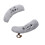 Thick Plush Toilet Seat Pad Secure Adhesive Grip Durable-grey 1