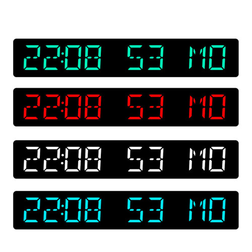 Temps de synchronisation automatique, réveil LED-lumière bleue 2