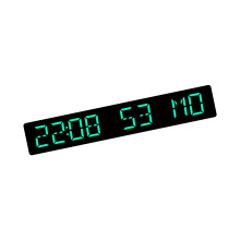 Calendrier de bureau LED, synchronisation automatique,-feu vert