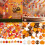 Ensemble de perles en bois pour l'artisanat de Thanksgiving,-70 2