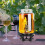Juego De Jarra Vino Vidrio Con Botella Y 2