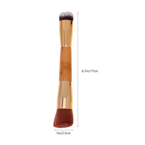 2pcs Professional Powder Multi-Purpose Makeup Tools Golden 1