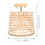 rustic bamboo pendant light ceiling chandelier for home decoration 6