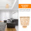 rustic bamboo pendant light ceiling chandelier for home decoration 11