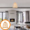 rustic bamboo pendant light ceiling chandelier for home decoration 4