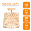 rustic bamboo pendant light ceiling chandelier for home decoration 9