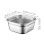 2 Pièces Bassine En Acier Inoxydable Pour 2
