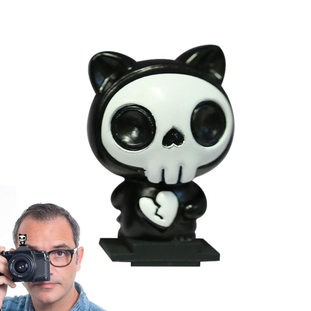 Camera Hot Shoe Protector Cartoon Silicone Hot Shoe Cap For Slr Cameras Heartbroken Skeleton Design 9393856330959
