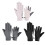 Gants de cyclisme avec isolation thermique, dos-Noir L 2