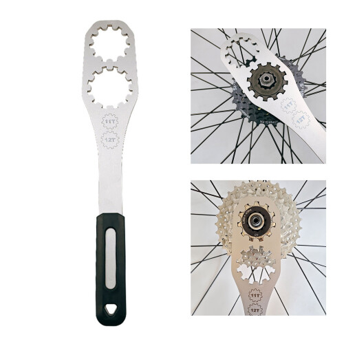 Outil d'extraction de Cassette de vélo de route, clé fixe à 1