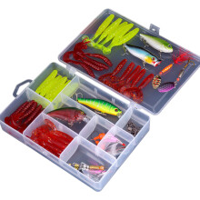 Ensemble d'appâts de pêche Premium, 51-Ensemble de 51 pièces