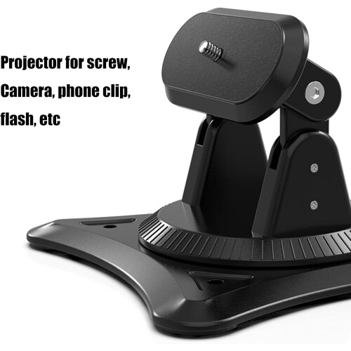 Adjustable Projector Mount Stand 360-Degree Rotating Head For Ceiling Or Desk Use, Multifunctional Bracket Hanger 1