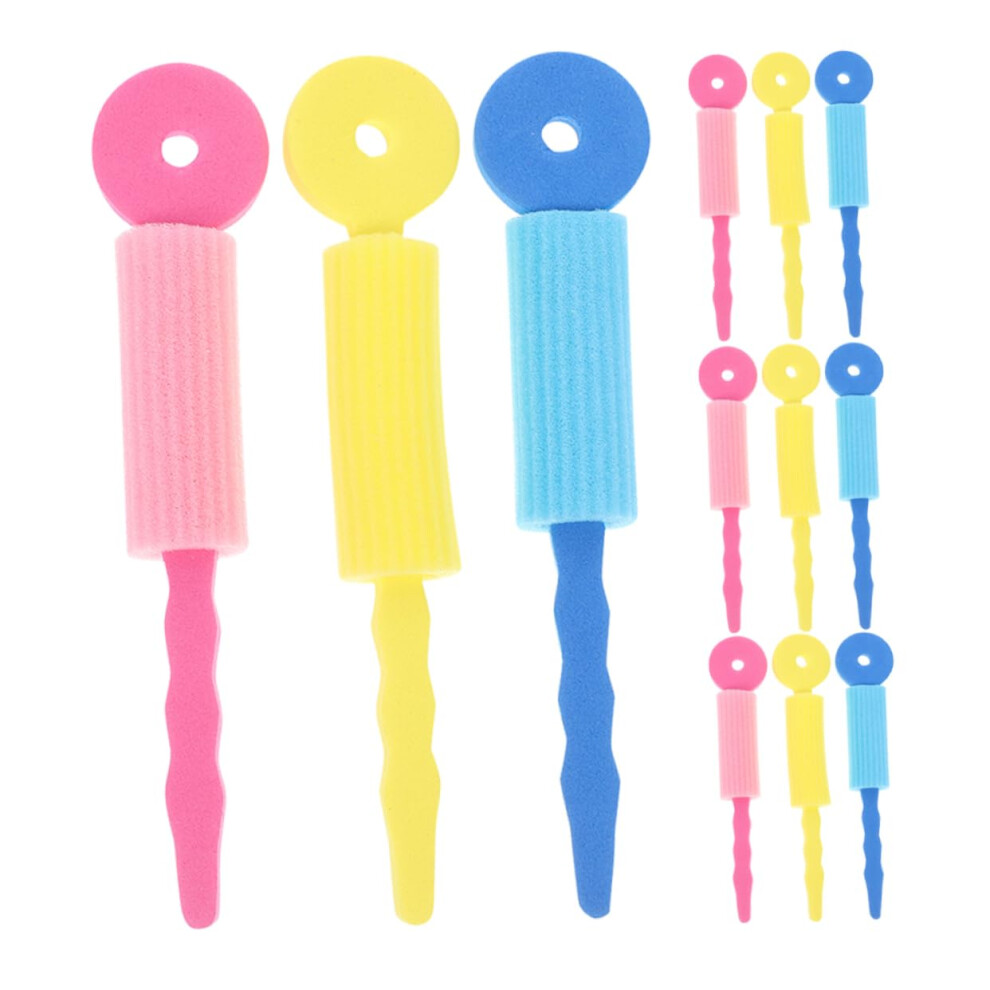 30pcs Flexible Sponge Curling Iron For Short And Long Hair Spiral Rod DIY Wave Curlers Soft Hair Rollers
