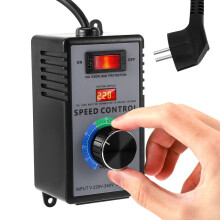 Speed Regulator, 230v Inverter With 4000w Peak Power, Voltage Regulator With Knob, Led Display