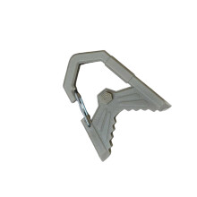 Duurzaamheid Aluminium ophangclip voor kamperen Essentieel-Khaki