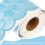 Bulletin Boards Wavy Pattern Border Sticker 2000x7cm Blue 11