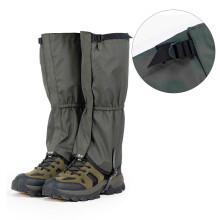 Adjustable Snow Boot Gaiters Leg Warmer Shoes Cover Tear-Green