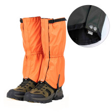 Snow Boot Gaiters Light Weight Ankle Leg Gaiters-orange color