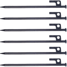 Heavy Type Steel Camping Stakes for Tents Sand Beach-25 cm