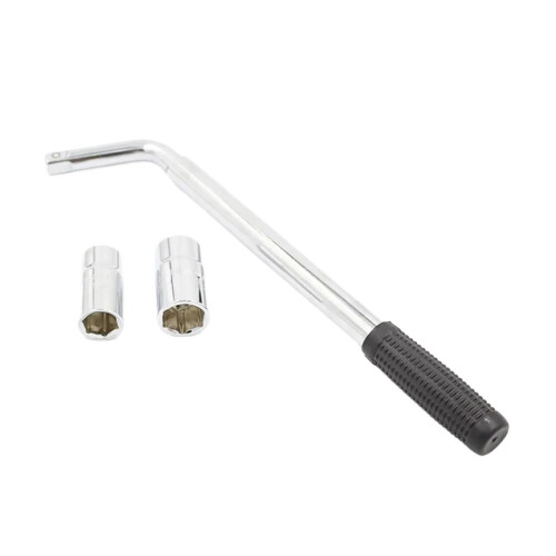 Telescoping Lug Wrench 17/19mm 21/23mm With Sockets Spanner For Car Wheel Lug Nuts Replacement Tool