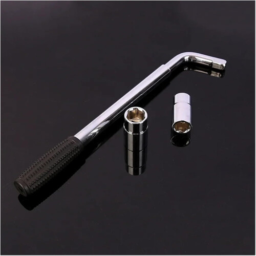 Telescoping Lug Wrench 17/19mm 21/23mm With Sockets Spanner For Car Wheel Lug Nuts Replacement Tool 1