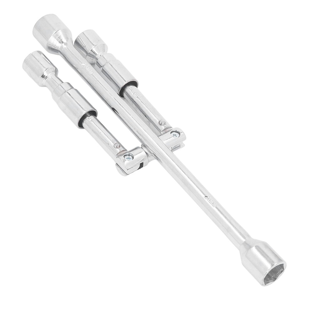 14 Inch Universal Folding Lug Wrench 4 Way Tire Iron Lug Nut Wrench Foldable Wrench Cross Wrench For Car Truck Suv Rv 9016109399557