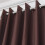 Bedroom Curtains Polyester Brown 2pcs 10
