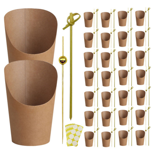 Set Kraft Per Popcorn E Con Stuzzicadenti 2