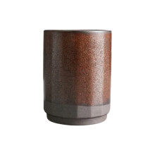 Fired Clay Drinking Cup 220ml Functional For Hot Beverages-G