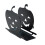 Modern Black Cats Pineapple Napkin Stand Foldable-pumpkin 1