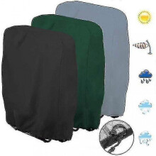 (Green) Protective Cover For Folding Chair Deck Chair Sun Lounger Deck Chair Cover Waterproof Anti-uv Garden Furniture 25-26s