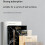 Rustproof ABS Wall Mounted Paper Towel Rack Damage-White 6