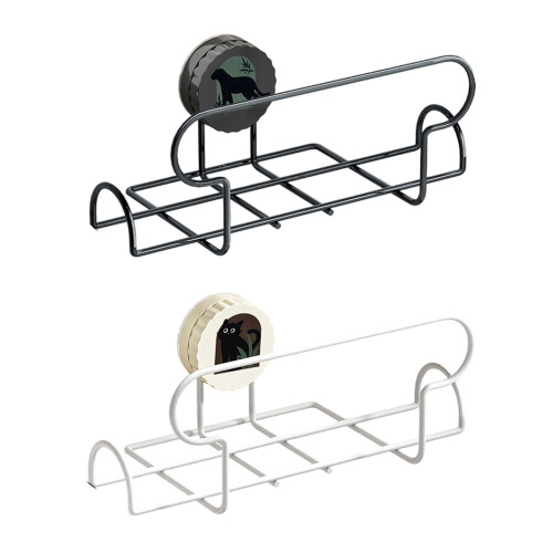 Rustproof ABS Wall Mounted Paper Towel Rack Damage-White 1