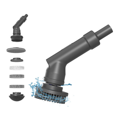 Electric Scourer Brush Retractile Rechargeable 6 Executives