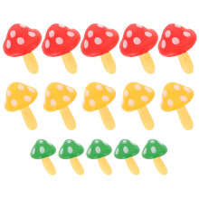 15St Miniatuur Resin Paddestoelen Voor Creatief - En Potdecor