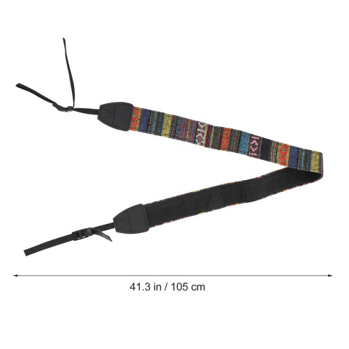 Camera Sling Strap Black Pp Material For Outdoor Use 1 Set 1