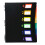 (Black) 6 Pockets Expanding File Folder Letter Size Document Organiser Expandable Sorting Folder with Removable Pages 317x250mm  White 1