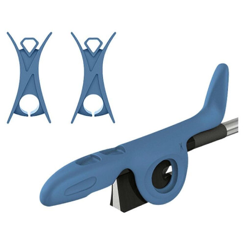 (Blue) Silicone Violin Bows Grip Corrector Replacement Finger Training Tool Violin Viola Bows Hold Grip Correcting Device  Yellow