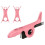 (Pink) Silicone Violin Bows Grip Corrector Replacement Finger Training Tool Violin Viola Bows Hold Grip Correcting Device  Yellow 1