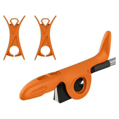 (Orange) Silicone Violin Bows Grip Corrector Replacement Finger Training Tool Violin Viola Bows Hold Grip Correcting Device  Yellow