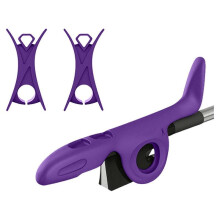 (Purple) Silicone Violin Bows Grip Corrector Replacement Finger Training Tool Violin Viola Bows Hold Grip Correcting Device Yellow