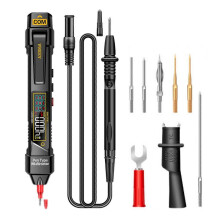 (High configuration) Pen Type Digital Multimeter Voltages Tester Meter LCD Display Voltages Resistance Diode Continuity 600V Voltmeter