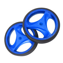 Durable Boy Girl Bike Training Wheels With Bracket For Quiet Safe Cycling Compatible With Most Bikes Blue