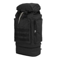 (Navy blue) 70L Hiking Backpack Waterproof Camping MilitaryTactical Backpack Rucksack Daypack for Outdoor Camping Travel, Black/B 25-26s